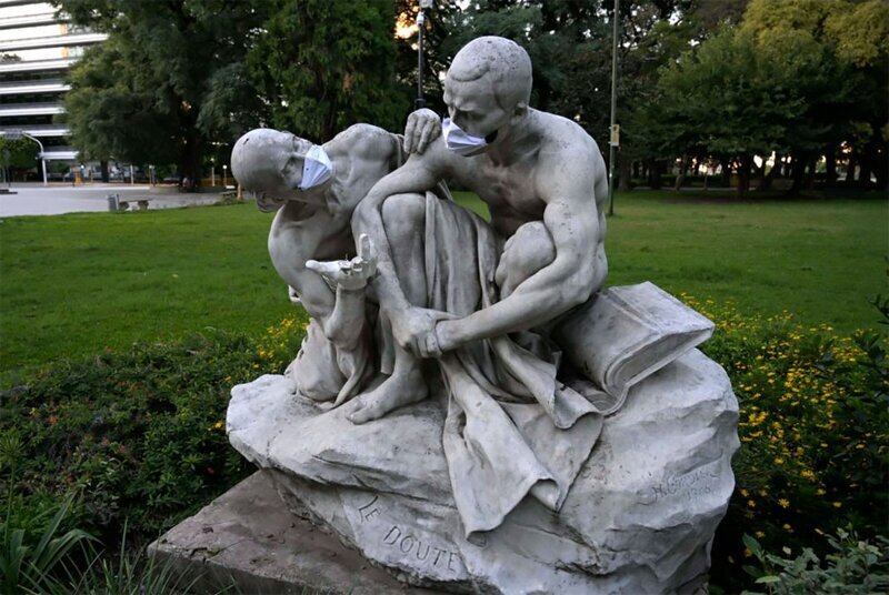 Sculptures at Plaza San Martin in Buenos Aires, Argentina
Coronavirus